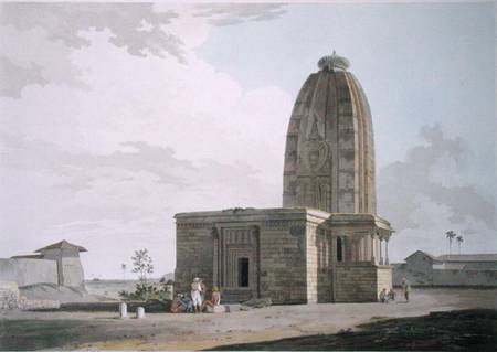 Hindoo Temple at Deo, in Bahar, plate XXIII from 'Oriental Scenery' from Thomas Daniell