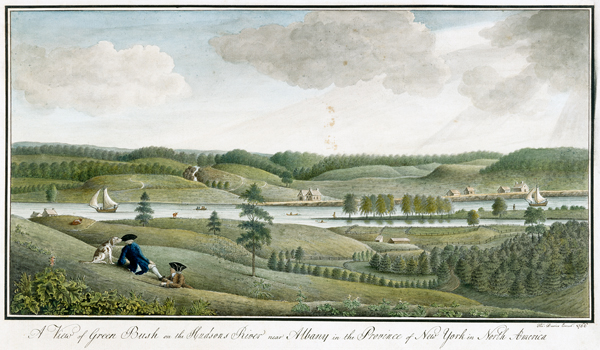 A View of Greenbush on the Hudsons River near Albany, in the Province of New York from Thomas Davies