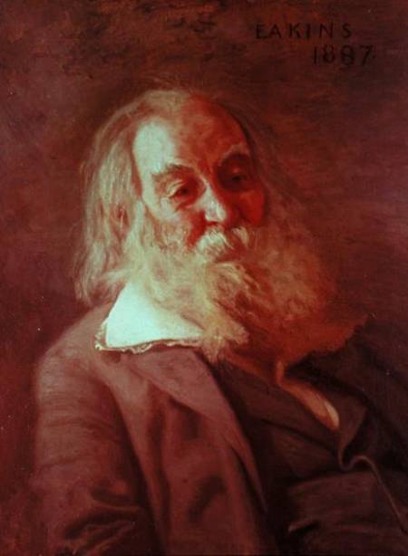 Portrait of Walt Whitman from Thomas Eakins