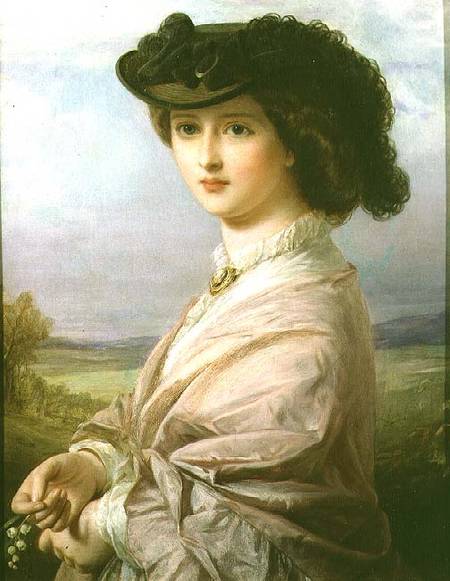 A Lady in a Landscape from Thomas-Francis Dicksee