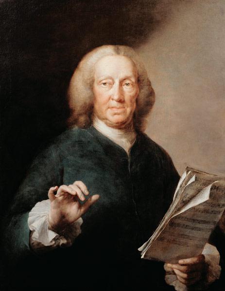 Portrait of Richard Leveridge (1670/1-1758), bass vocalist