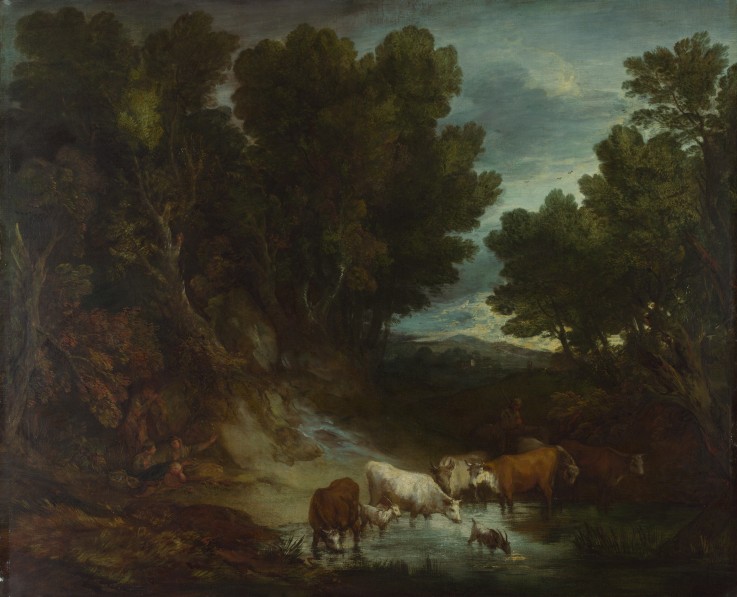 The Watering Place from Thomas Gainsborough