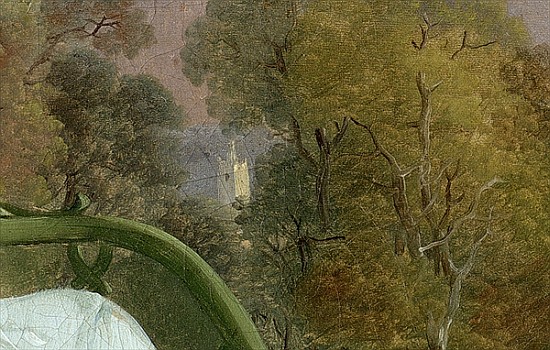Mr and Mrs Andrews, c.1748-9 (detail of 467) from Thomas Gainsborough