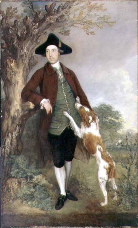 Portrait of George Venables Vernon, 2nd Lord Vernon from Thomas Gainsborough