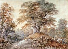 Th.Gainsborough, Study of Beech Trees...