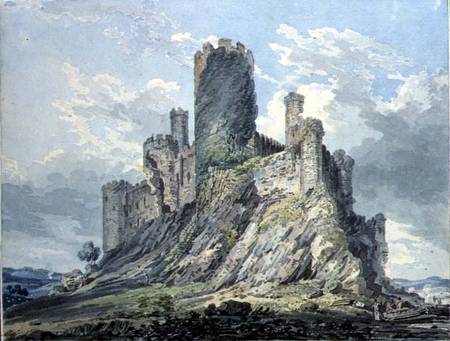 Conway Castle (w/c & pencil on paper) from Thomas Girtin