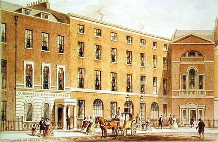 East Side of Soho Square, Looking South  on from Thomas Hosmer Shepherd