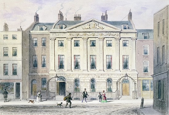 The East front of Skinners'' Hall from Thomas Hosmer Shepherd