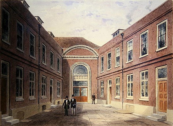 The Inner Court of Girdlers Hall Basinghall Street from Thomas Hosmer Shepherd