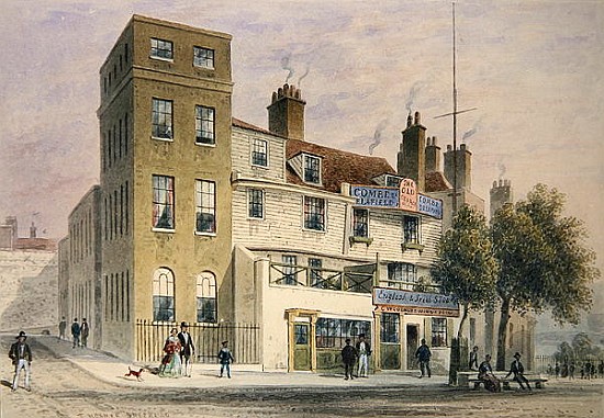 The Old George on Tower Hill from Thomas Hosmer Shepherd