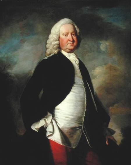 Portrait of Sir Watkin Williams Wynn from Thomas Hudson