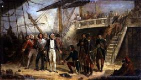 Nelson Boarding the 'San Josef' on 14th February 1797 after Sir John Jervis' victory off Cape St. Vi