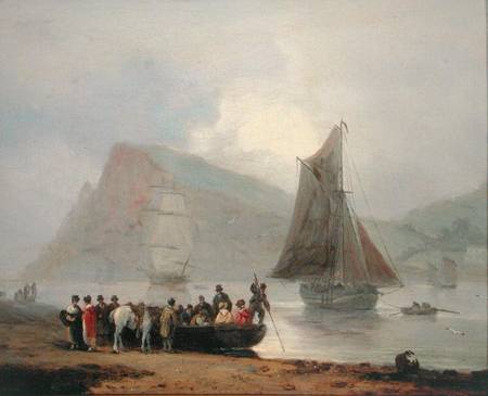 Boarding the Ferry at Teignmouth from Thomas Luny