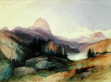 In the Bighorn Mountains from Thomas Moran