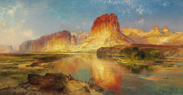 Der 'Green River' von Wyoming. from Thomas Moran