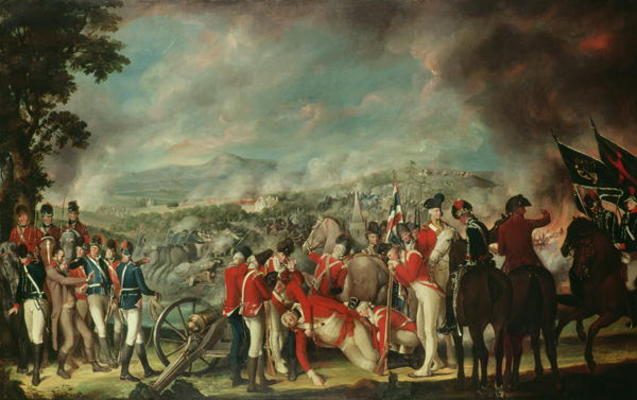 The Battle of Ballynahinch, 13th June 1798, c.1798 (oil on canvas) from Thomas Robinson