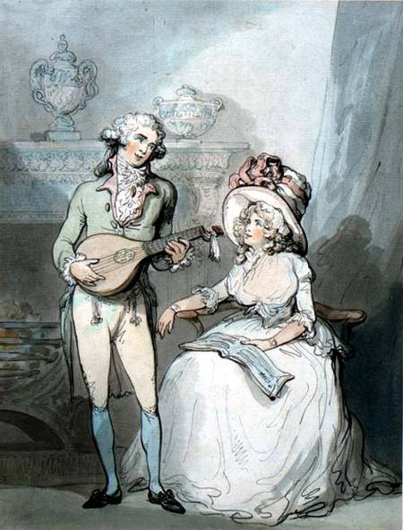 The Duet from Thomas Rowlandson