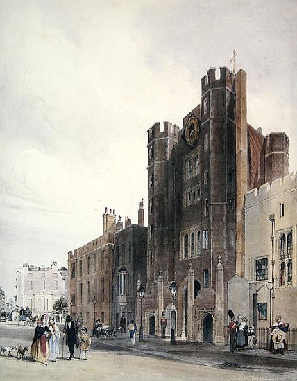 North front to St.James''s Palace, c.1850 from Thomas Shotter Boys