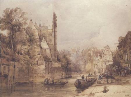 Rue du Rivage, Abbeville from Thomas Shotter Boys