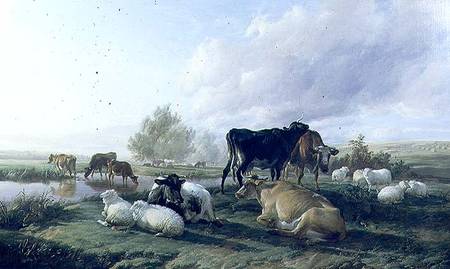 In the White Hall Meadows, Canterbury from Thomas Sidney Cooper