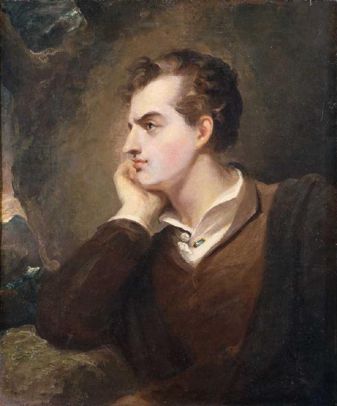 Lord Byron (nach dem Gemälde von Richard Westall). from Thomas Sully