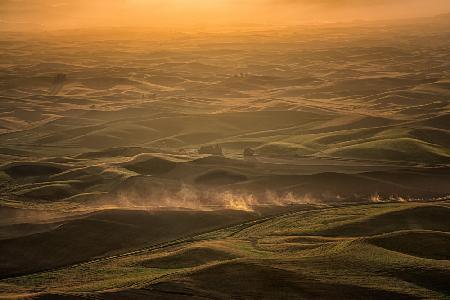 The Palouse in the morning