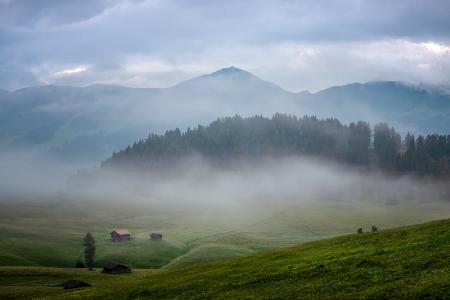 Morning Fog Alpe Di Siusi