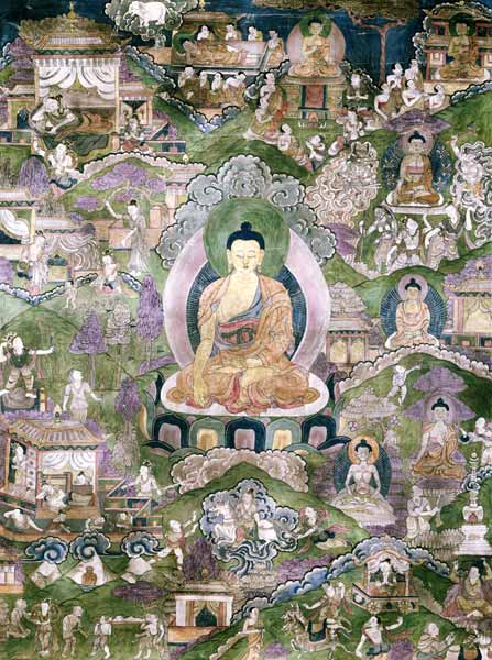 Thangka of the Buddha from Tibetan Art
