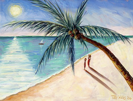 Rustling Palm, 2004 (oil on canvas)  from Tilly  Willis