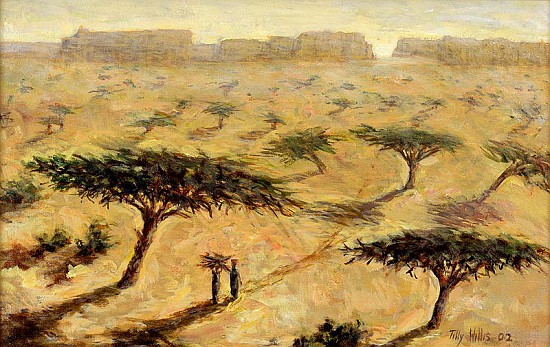 Sahelian Landscape, 2002 (oil on canvas)  from Tilly  Willis