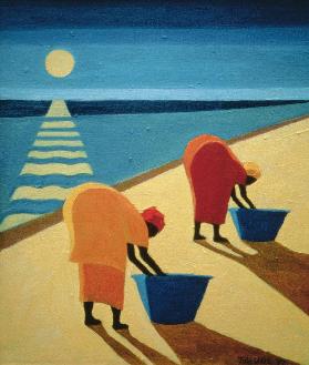 Beach Bums, 1997 (oil on canvas) 