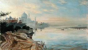 Taj Mahal, Agra, 2001 (oil on canvas) 