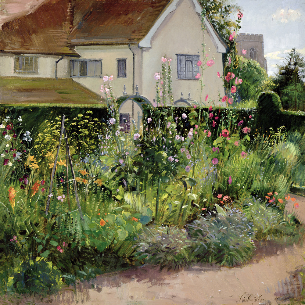 Corner of the Herb Garden (oil on canvas)  from Timothy  Easton