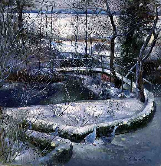 Bridge Over the Willow Tree, 1996 (oil on canvas)  from Timothy  Easton