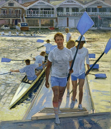 Evening Return, Henley, 1998 (oil on canvas)  from Timothy  Easton