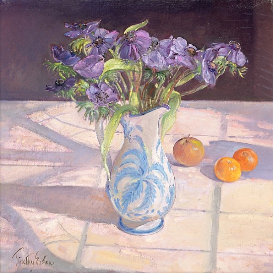 French Jug with Anemones (oil on canvas)  from Timothy  Easton