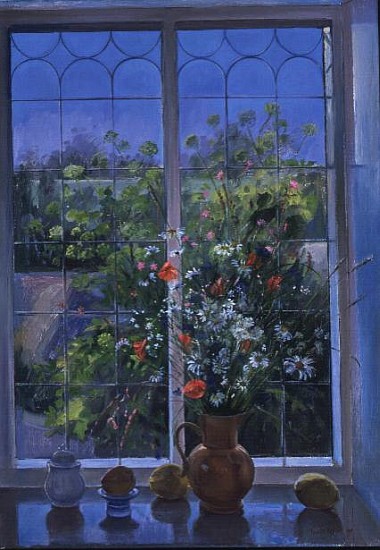 Summer Flowers at Dusk, 1990  from Timothy  Easton