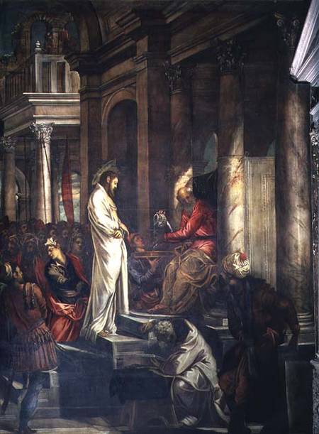 Christ before Pilate from Jacopo Robusti Tintoretto