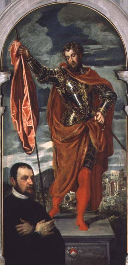 St. Demetrius and a Donor from the Ghisi Family from Jacopo Robusti Tintoretto