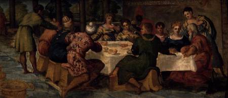King Belshazzar's Banquet from Jacopo Robusti Tintoretto