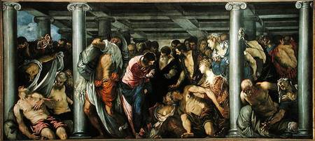 The Probatic Pool from Jacopo Robusti Tintoretto