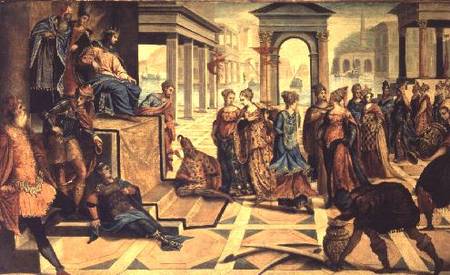Solomon and the Queen of Sheba from Jacopo Robusti Tintoretto