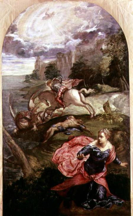 St.George and the Dragon from Jacopo Robusti Tintoretto
