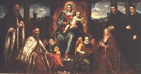 Doge Alvise Mocenigo and Family with Senator Loredama before the Madonna and Child