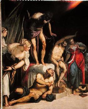 Saint Roch curing the Plague