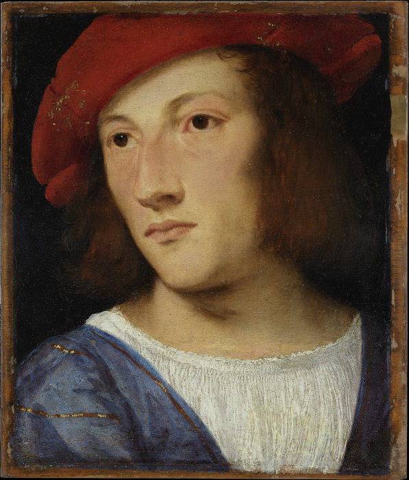 Portrait of a Young Man from Tizian