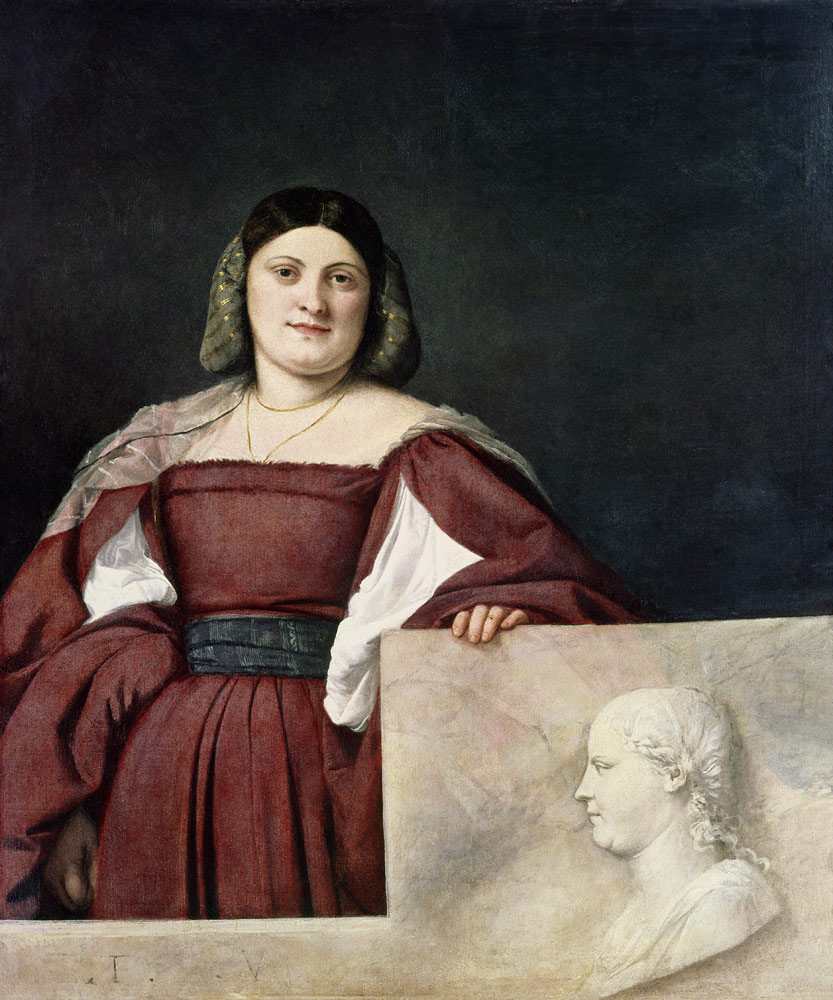 Portrait of a Lady (La Schiavona), c.1510-12 from Tizian (aka Tiziano Vercellio)