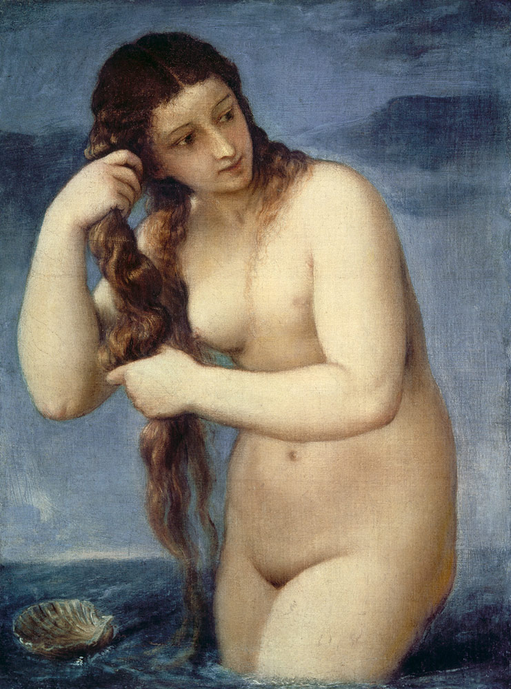 Venus Anadyomene from Tizian (aka Tiziano Vercellio)