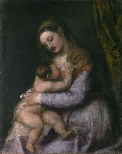The Virgin and Child, c.1570-76 from Tizian (aka Tiziano Vercellio)