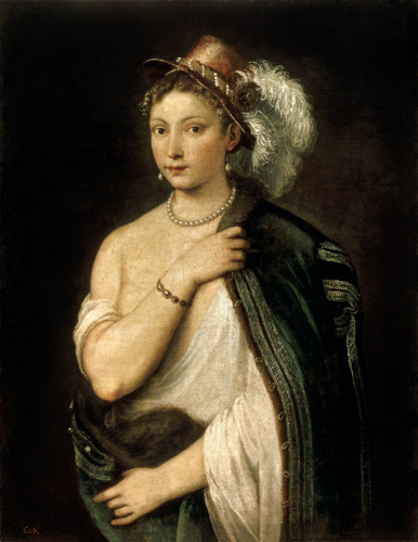 Female Portrait from Tizian (aka Tiziano Vercellio)